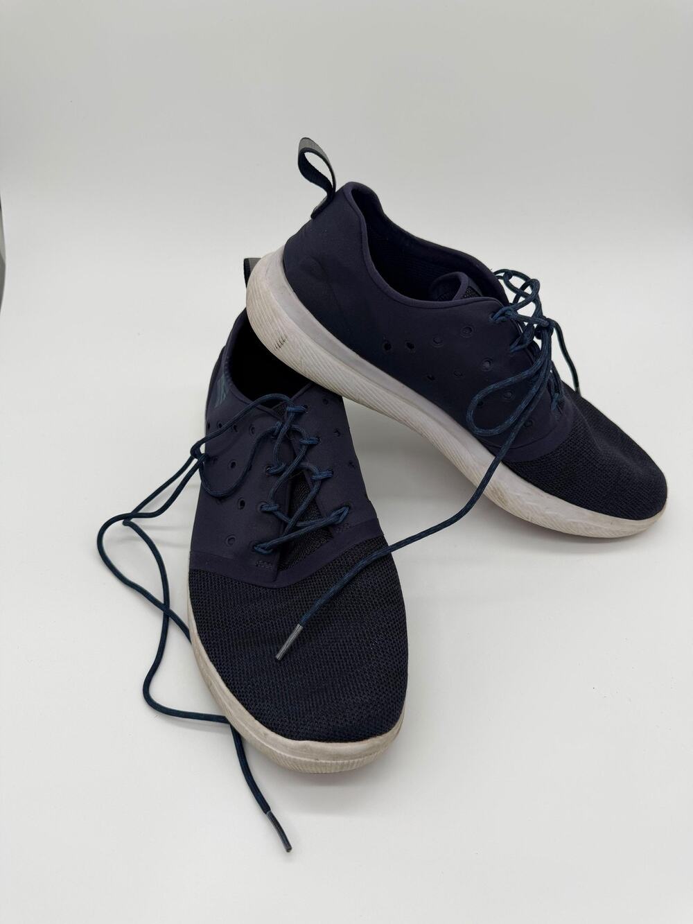 Under Armour Shoes Mens Size 10 Blue Mesh Low Top Walking Athletic Sneakers